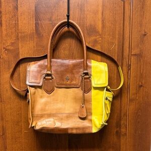 Cole Haan Brooke Color Blocked Saddle Bag